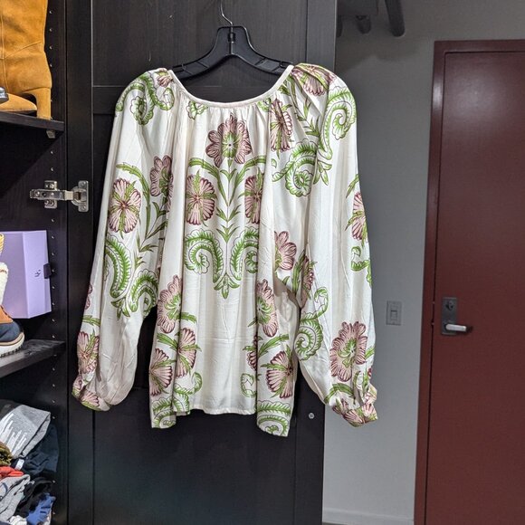 Emerson Fry India Collection Frances Blouse in Maeve Flowers (Small) - Picture 4 of 5